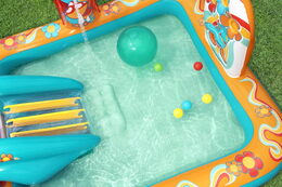 Hrací centrum nafukovací Retro 193 x 152 × 74 cm