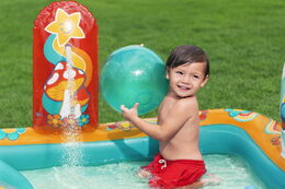 Hrací centrum nafukovací Retro 193 x 152 × 74 cm