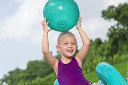 Hrací centrum nafukovací Retro 193 x 152 × 74 cm