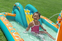 Hrací centrum nafukovací Retro 193 x 152 × 74 cm