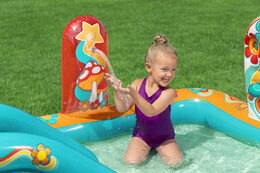 Hrací centrum nafukovací Retro 193 x 152 × 74 cm