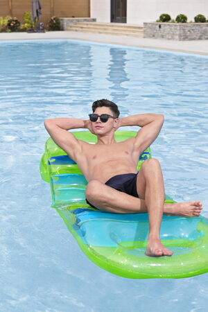 Lehátko nafukovací Summer nastavitelné opěradlo