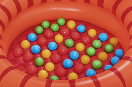 Hrací centrum Červená panda nafukovací