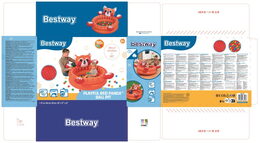 Hrací centrum Červená panda nafukovací