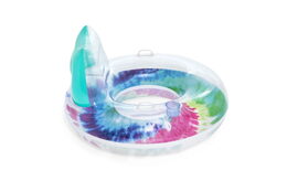 Kruh Bestway nafukovací křeslo s úchyty Tie Dye, 118 x 117 cm