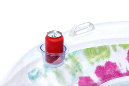 Kruh Bestway nafukovací křeslo s úchyty Tie Dye, 118 x 117 cm