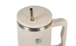 Termohrnek G21 FlowCup 1200 ml - pískově béžový