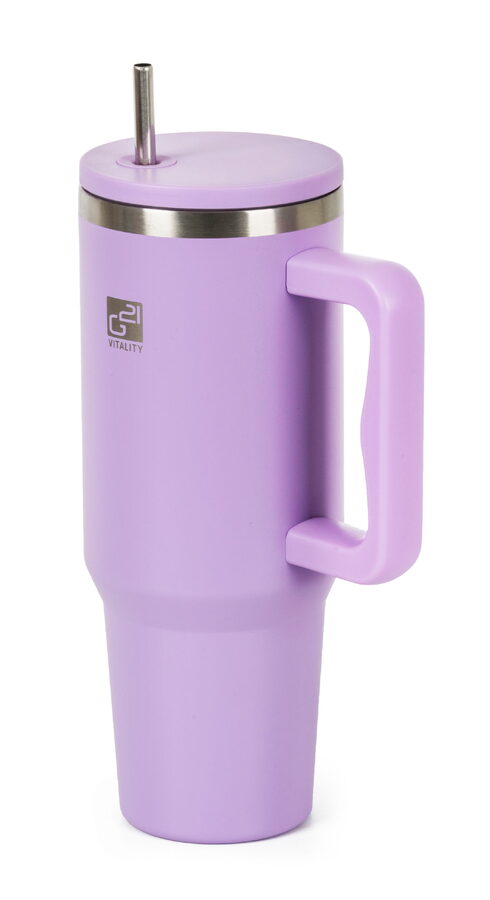 Termohrnek G21 FlowCup 1200 ml - levandulový