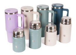 Termohrnek G21 FlowCup 1200 ml - levandulový