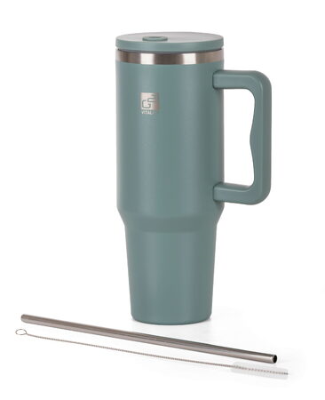 Termohrnek G21 FlowCup 1200 ml - eukalyptově zelený