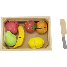 BABU - Dřevěné krájecí ovoce v přepravce