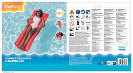 Matrace nafukovací jednobarevná 183x69 cm