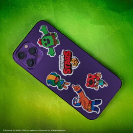 Brawl Stars 3D samolepky