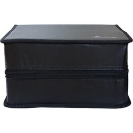 Pouzdro na 500 CD/DVD , zapínací, černé