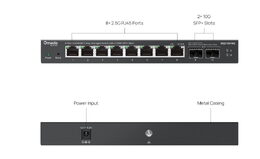 Switch TP-Link ES206XPP-M2 5x 2,5GLan s PoE++, 1x 10G SFP+, 120W, Omáda SDN