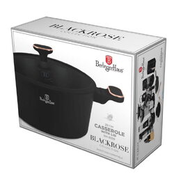BERLINGERHAUS Kastrol s titanovým povrchem a poklicí 28 cm Black Rose Collection BH-8359