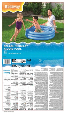 Bazén dětský tříkruhový, 102x25cm