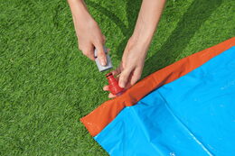 Vodní skluzavka pro dvě děti