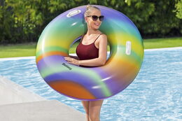 Nafukovací kruh duhový 1,19m