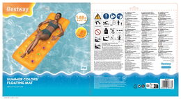 Nafukovací lehátko Summer 1,88 m x 71 cm