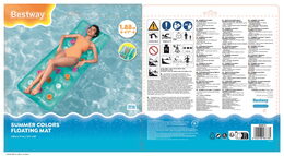 Nafukovací lehátko Summer 1,88 m x 71 cm