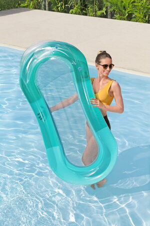 Nafukovací lehátko se síťovaným dnem 1,60 m x 84 cm