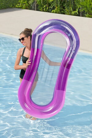 Nafukovací lehátko se síťovaným dnem 1,60 m x 84 cm