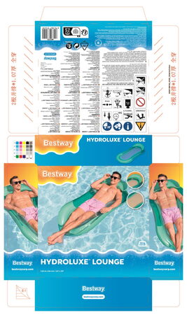 Nafukovací lehátko se síťovaným dnem 1,60 m x 84 cm