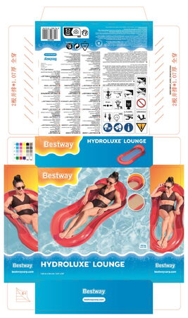 Nafukovací lehátko se síťovaným dnem 1,60 m x 84 cm