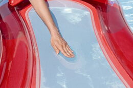 Nafukovací lehátko se síťovaným dnem 1,60 m x 84 cm