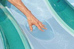 Nafukovací lehátko se síťovaným dnem 1,60 m x 84 cm