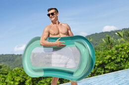 Nafukovací lehátko se síťovaným dnem 1,60 m x 84 cm