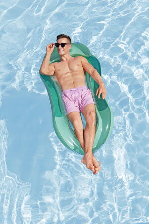 Nafukovací lehátko se síťovaným dnem 1,60 m x 84 cm