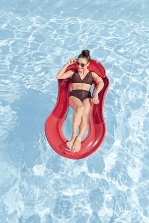 Nafukovací lehátko se síťovaným dnem 1,60 m x 84 cm