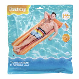 Nafukovací lehátko Transparent 1,83 m x 76 cm