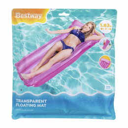 Nafukovací lehátko Transparent 1,83 m x 76 cm