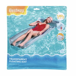 Nafukovací lehátko Transparent 1,83 m x 76 cm