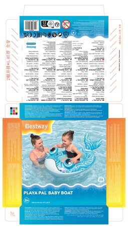 Loďka nafukovací dětská ponorka/velryba/drak