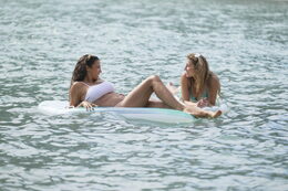 Lehátko nafukovací Tahiti tote 2 v 1