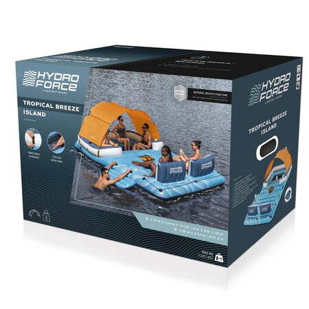 Ostrov nafukovací 373x264x73 cm