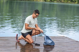 Ostrov nafukovací 373x264x73 cm