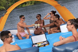 Ostrov nafukovací 373x264x73 cm