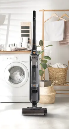 Podlahový čistič 2v1 s odsáváním temně šedý - DOMO DO1189SW, Napájení: Li-ion 21