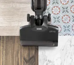 Podlahový čistič 2v1 s odsáváním temně šedý - DOMO DO1189SW, Napájení: Li-ion 21