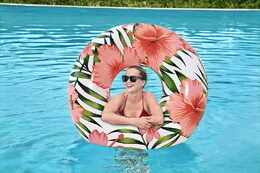 Kruh Bestway nafukovací - Tropical, palmy, 2 druhy, průměr 119 cm