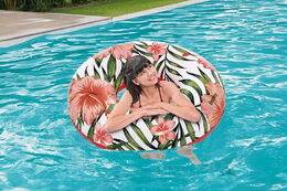 Kruh Bestway nafukovací - Tropical, palmy, 2 druhy, průměr 119 cm