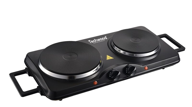 Techwood TPE2506 elektrický vařič dvouplotýnkový