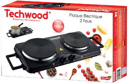 Techwood TPE2506 elektrický vařič dvouplotýnkový