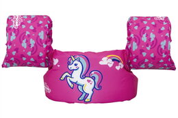 Vesta jednorožec s rukávky dětská plovací