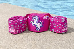 Vesta jednorožec s rukávky dětská plovací